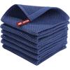 Cotton Towel Soft Absorbent Dishcloth Kitchen Dish Rags Honeycomb Breathable Face Wash Towel Household Cleaning Cloth Wash Cloth