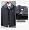 Woodpecker Dad Winter Coat: Fleece-Lined, Thick Cotton Jacket for Middle-aged & Elderly Men