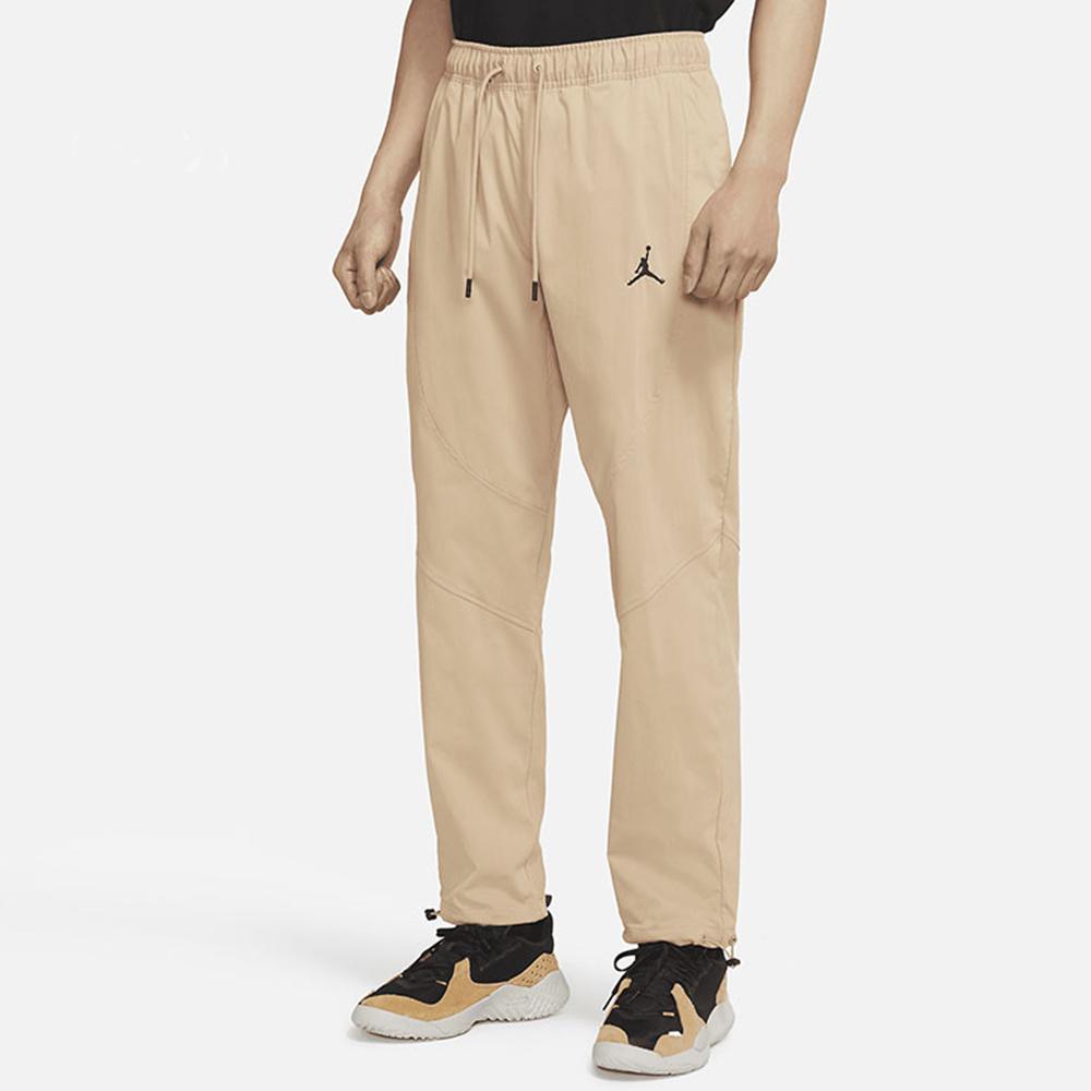 Jordan Základní basketbalové tréninkové zúžené tkané kalhoty Pánské spodky Zázvorová DA9835-200