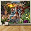 Forest Animal Tiger Decorative Tapestry Office Living Room Decor Home Wall Tapestry