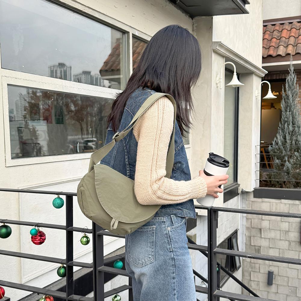 BRBAG BR_34208 Casual Half Moon Fanny Pack Crossbody Bag
