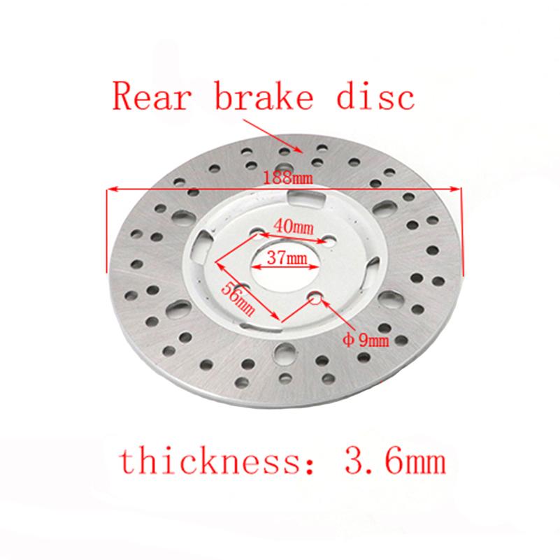 Rear Disc Brake Caliper System Pad Rear Hydraulic Brake Caliper Pump for 150cc 200cc 250cc ATV Quad лавандовый