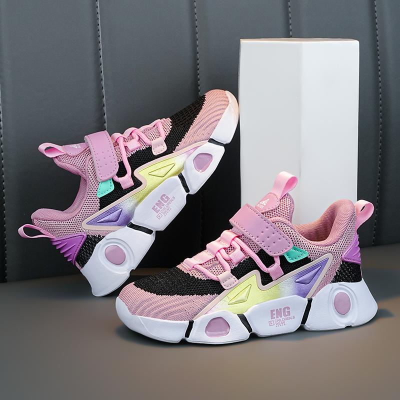 2024 New Fashionable Children's Casual Sports Shoes, Comfortable and Breathable Mesh Shoes for Students