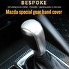 Car Gear Shift Knob Cover Trim Sticker ABS Carbon Fiber For Mazda 2 3 6 CX3 CX5 CX8 CX9 2014-2025 Interior Decoration Protection