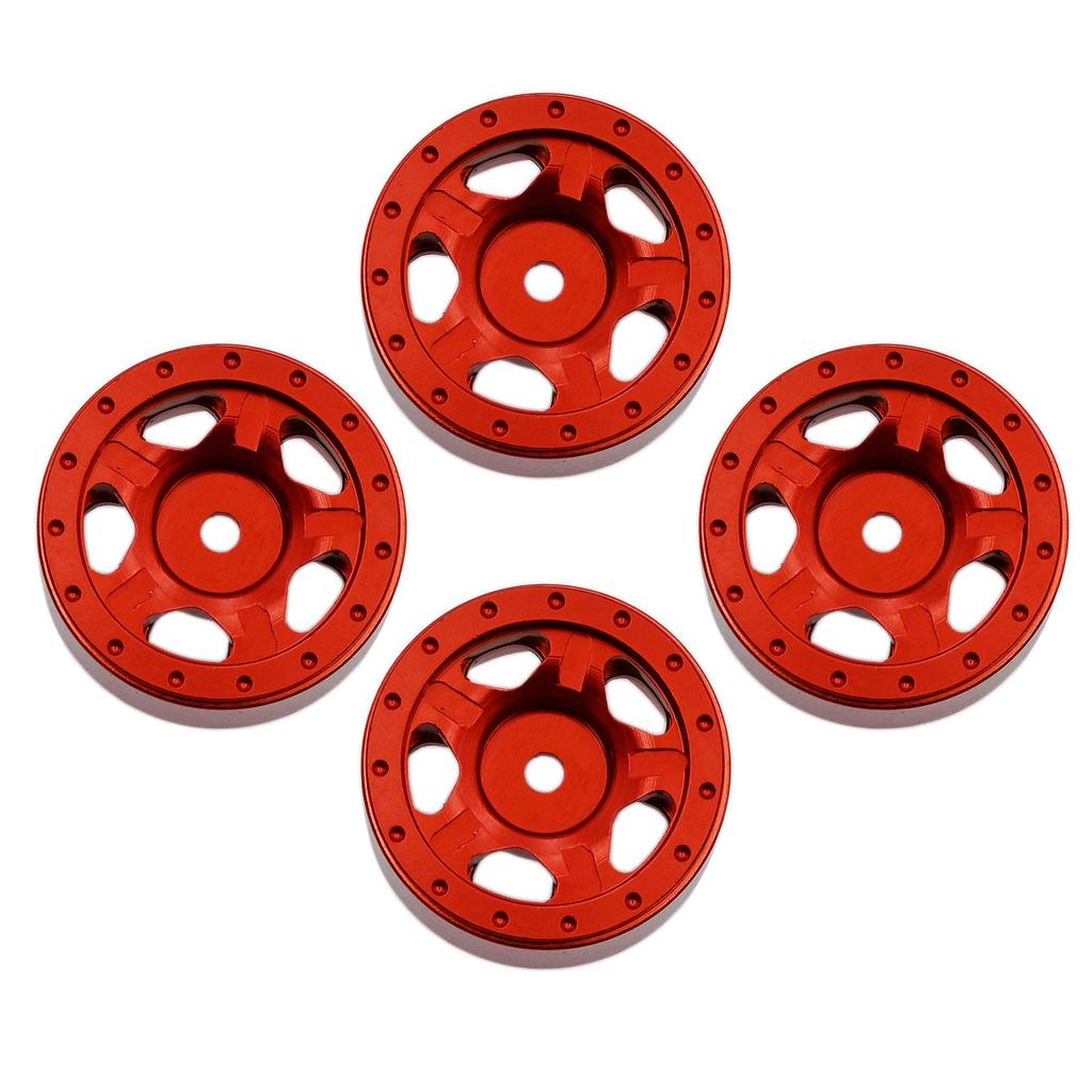 4 Wheel Rim Hubs for Axial SCX24 AXI00002 AXI00001 AXI90081 RC Rock Cralwer Accessories