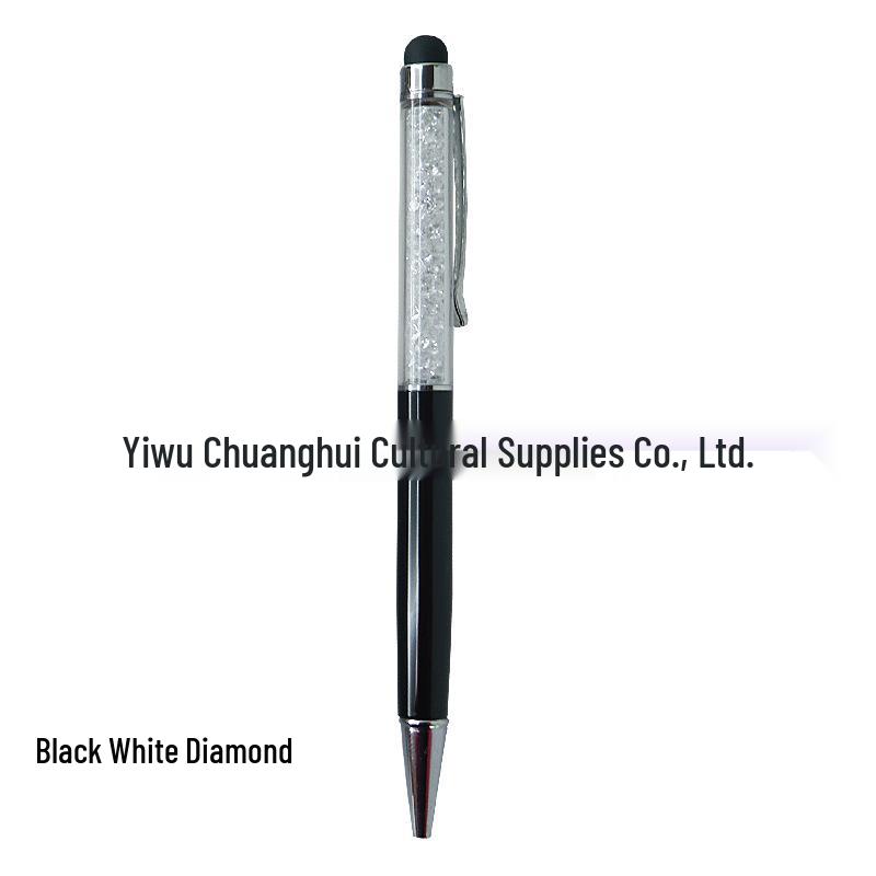 Crystal Rhinestone Ballpoint Pen with Capacitive Touch Screen – Custom Logo Gift Pen.