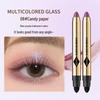 FOMIX Dual-Color Iridescent Eyeshadow Stick: Smudge-Proof, Pearlescent, Brightening, Pigmented Highlighter for Under-Eye and Shadow.