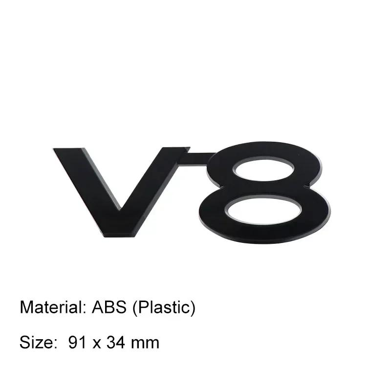 3D Premium 5.7 V6 V8 Car Engine Hood Fender Trunk Tail Rear Decal Emblem Badge Sticker for Prado