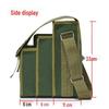 Four-Layer Extra Thick Canvas Tool Bag - Large Capacity, Multi-Function for Electricians and Carpenters.