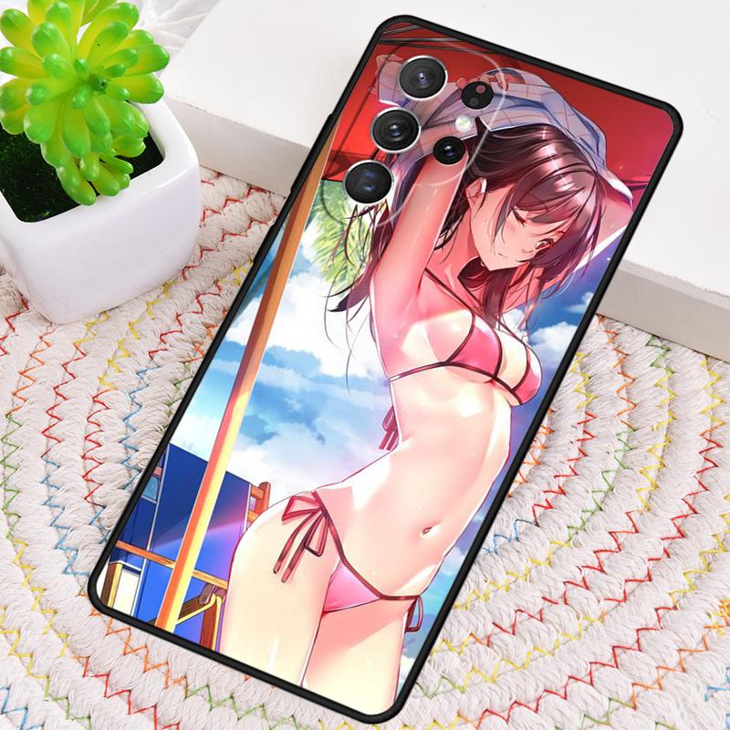 Summer Bikini Girls Protective Phone Case for Samsung Galaxy note 10 pro S26 Ultra S23 S24 FE S25 S21 S22 PLUS shockproof Cover