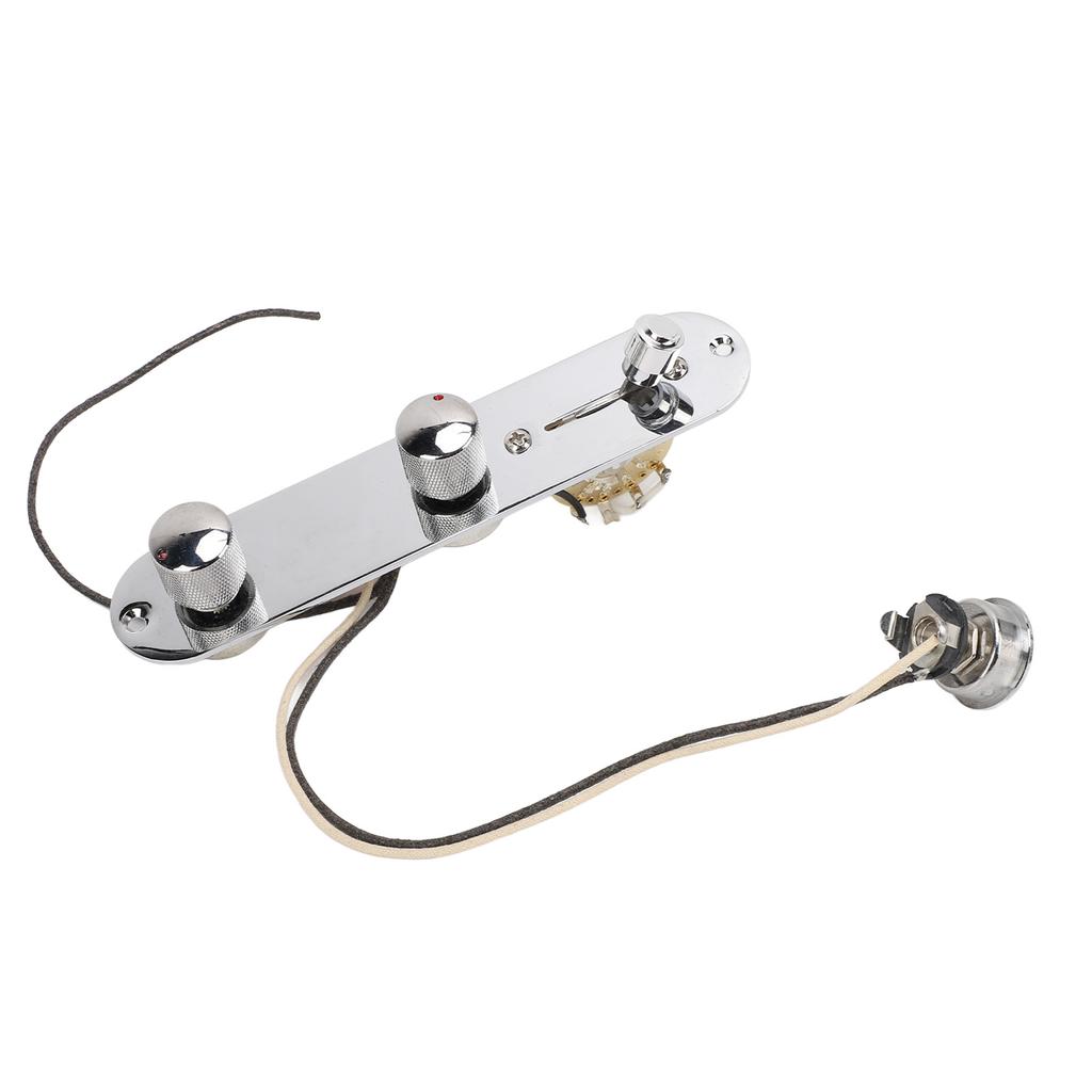 Guitar Control Plate 5 Way Switch 250K Ohm  Potentiometers Volume Tone Controls Plate for Tele Guitar