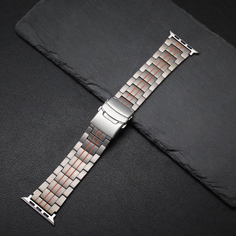 

Titanium for Appe Watch 49mm Ultra2 Band Man Luxury Replaced Strap for Iwatch 10 9 8 7 Se 4/5/6 40mm 44mm 46mm 42mm 41 45mm 38mm 44mm 45mm 46mm 49mm