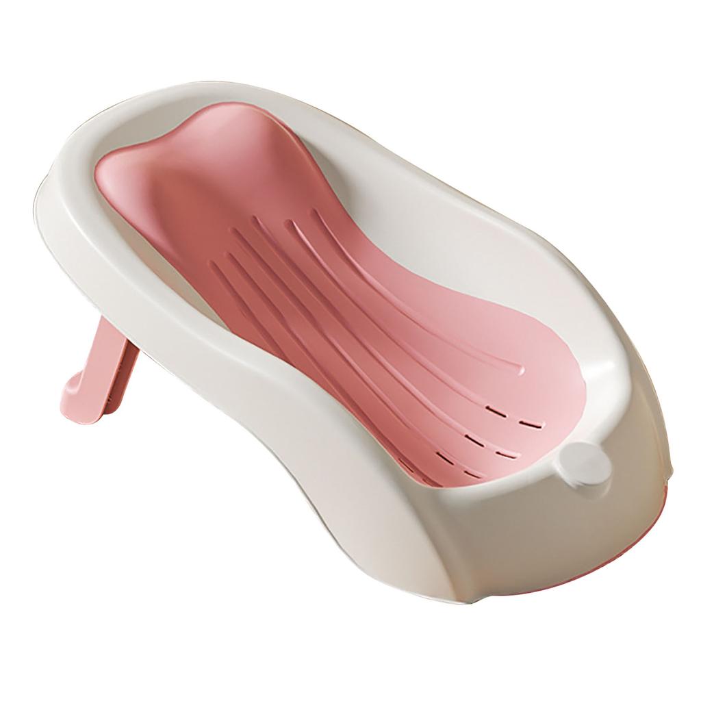 Baby Bath Support Non Slip Angle PP TPE Newborn Bathtub Seat for Home Travel