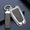 Zinc Alloy Leather Car Protector Key Case Cover Shell for Crown Auris Land Cruiser 200 Auto Keychain Accessories