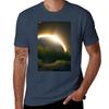 Sonnenfinsternis T-Shirt Basic Freizeitkleidung Kurzarm Top