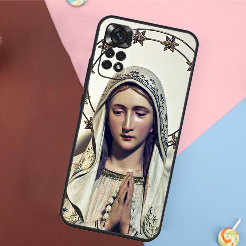Virgin Mary Cover For Xiaomi Redmi Note 14 13 12 9 10 11 Pro 9S 10S 11S 12S Redmi 14C 10C 12C 13C Case