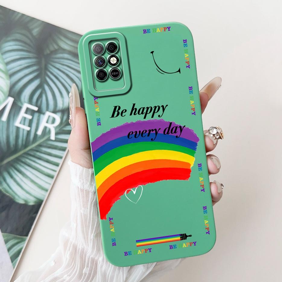 Für Infinix Note 8i Hülle X683 X683B Luxus Kunst Bemalte Abdeckung Weiche TPU Handyhülle Für Infinix Note 8 X692 Note8 Note8i Rückseite