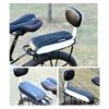 Bike Saddle Pad Bike Child Seat With Back Rest Bike Back Seat Bicycle Rear Rack Saddle Pu Leather Soft Cushion For Cycling Parts