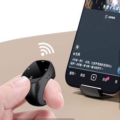 Fernbedienung BT-Kameraauslöser Fernbedienung Seitenumblätterer Klicker Fernbedienung Scrollring für iPhone Android