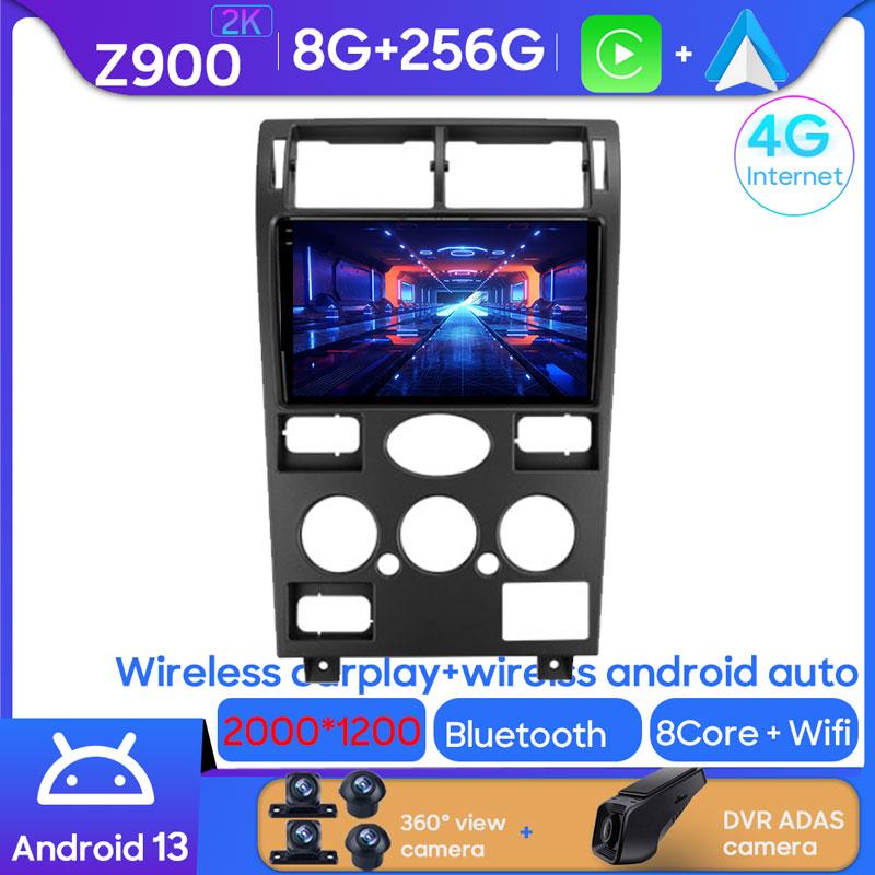 Android Multimedia  For Ford Mondeo 3 2000 - 2007 Car Stereo CPU Radio QLED Player Navigation Carplay Auto HDR 5G Cam Dash WIFI
