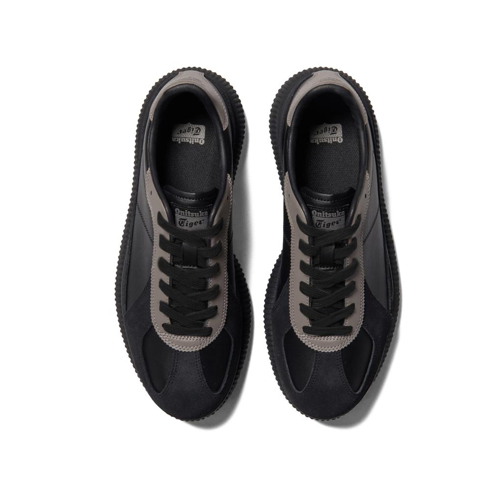 ONITSUKA TIGER Delecity Fashion Versatile Wear-Resistant Height Increasing Low-Top Casual Shoes Unisex Sneaker Black Gray 1183B874-001