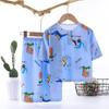 Summer Cotton Pajama Set Thin Air Conditioning Wear for Kids Baby Home Loungewear
