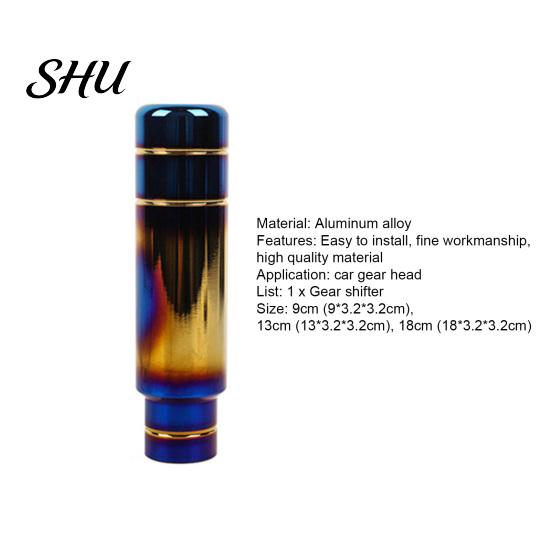 Gear Shifter Stick Shift Knob Anti-slip Easy to Install Rustproof Wear-resistant Decorative Direct Lever Replacement Modification Accessories Manual
