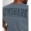 Gymshark Heritage Washed T-Shirt Titanblau A4a9h Ucms