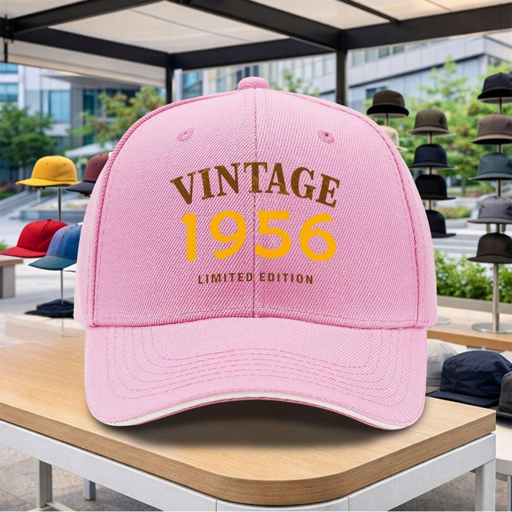Vintage Limited Edition Adjustable Duckbill Baseball Cap Retro Outdoor Sports Cycling Music Festival HipHop Christmas Gift