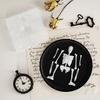 Creative Halloween Skeleton Body Stand Mould Flexible Silicone Mold for Plaster Figurine Festives Decoration Mould