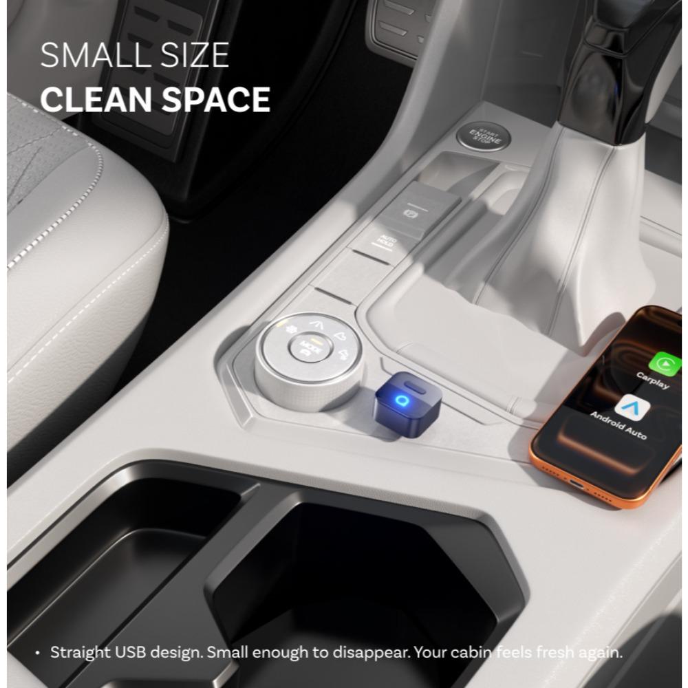 OTTOCAST Mini Pico 3.0 Cube 2 in 1 Wired To Wireless CarPlay Android Auto Adapter