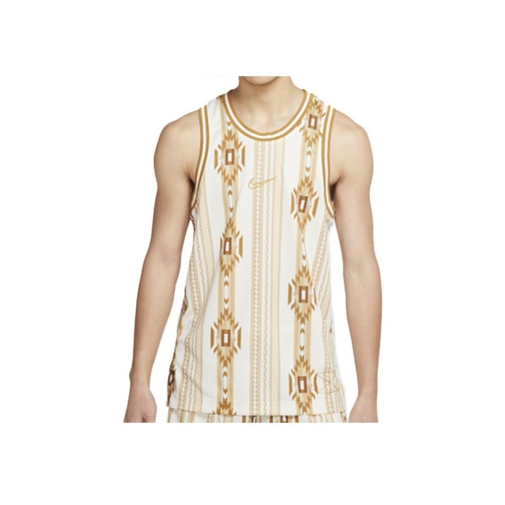 Nike Dri-Fit Quick Dry Basketball Jersey Tank Men Tops Off-White CD0418-133