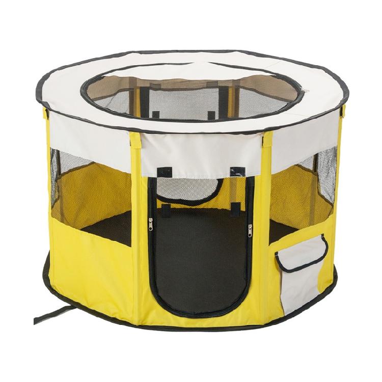 Dog Playpen with Door for Small Dogs Portable Enclosed Tent for Indoor Cats