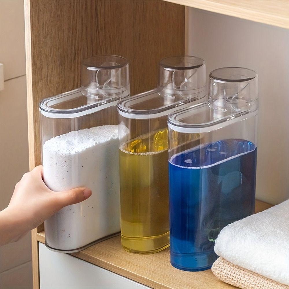 

Большая емкость дозатор моющего средства для стирки прозрачный контейнер для ароматических шариков прачечная прозрачный