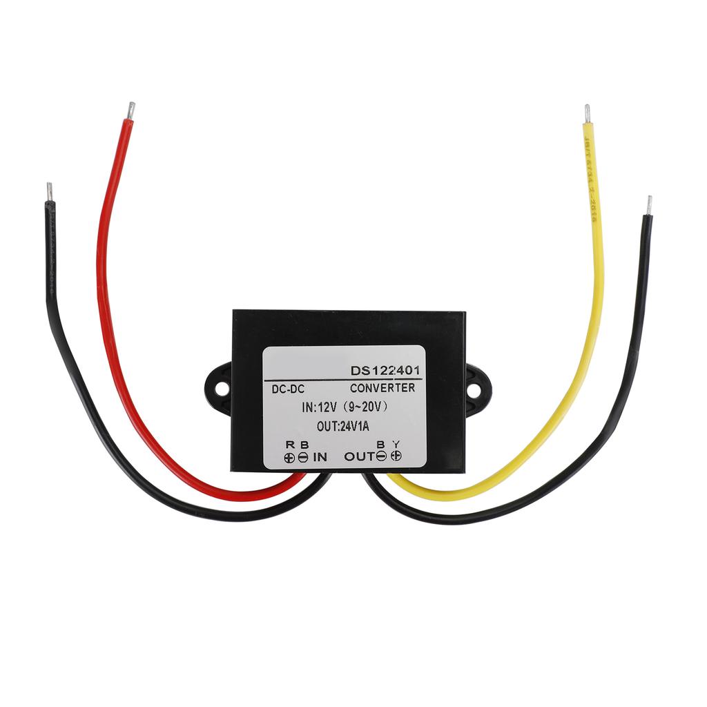 Waterproof DC-DC Boost Step-Up Converter 12V To 24V 1A Car Power Supply Module
