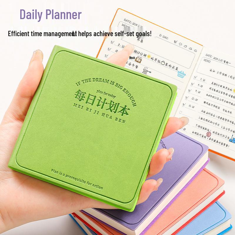 Kompakter Tagesplaner: Mini Notizbuch für Einstecktuch für effektives Zeitmanagement