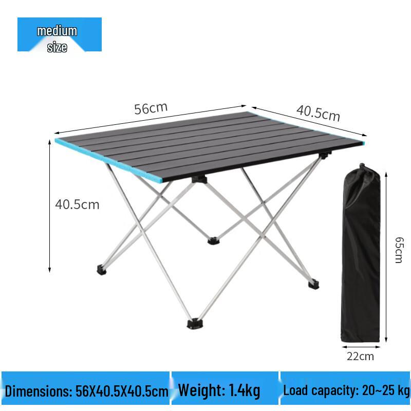 dikecloud Outdoor Aluminum Folding Table