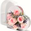 1PC Epoxy Resin Mold Heart-shaped Flower Specimen Bookshelf Silicone Mold