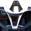 For Alfa Romeo Giulia 2017-19 Matte Black Car Steering Wheel U-Shaped Cover Trim