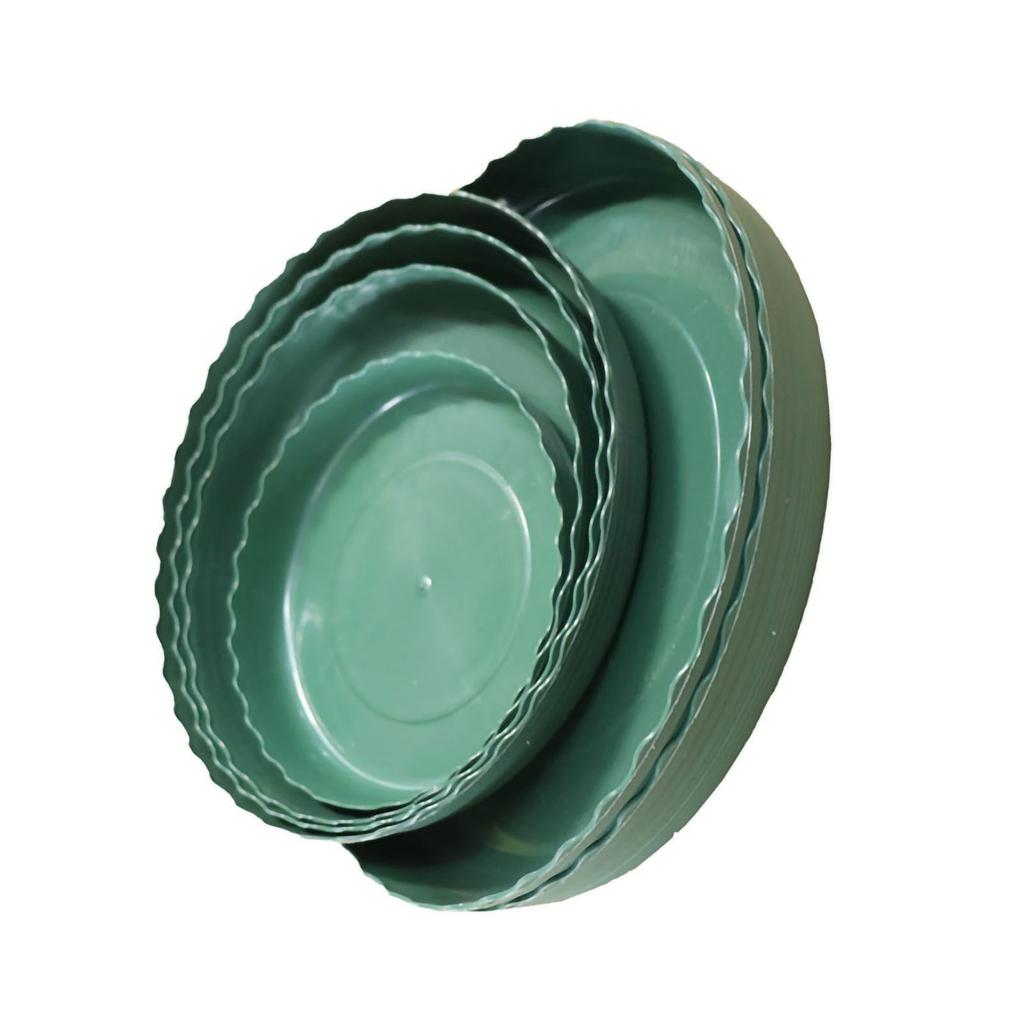 Plant Pot Gallon Pot PP Multifunctional Round Planting Seedling Transplanting Perforated Plastic Flower Pot Green Tray