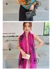 Ailishaqi Extra Large Ice Silk Floral Scarf - Lightweight Summer Sunscreen Shawl Long Beach Wrap