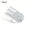 Transparent Plant Orchid Clips Flower Shaped Garden Plant Support Clip Plastic Clear Flowers Vine Clip for Supporting Stems Vines Stalks