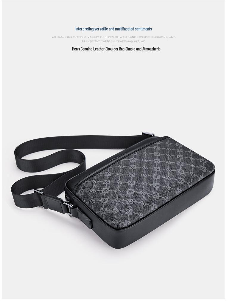 Emperor Paul New Men's Large Capacity Crossbody Shoulder Bag - Casual Fashion Small Backpack