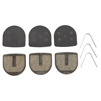 6PCS Mini Plaquette de Frein à Disque de Vélo avec Clips à Ressort Performance Fiable Remplacement pour 40cc à 50cc 2