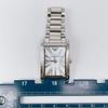 Used New battery/operating EMPORIO ARMANI watch quartz vintage Emporio Armani square quartz analog