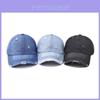 Denim Baseball Cap With Damaged Design For Men And Women Spring Summer Autumn