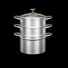 KOBACH 28cm 3-Tier 304 Stainless Steel Steamer Pot