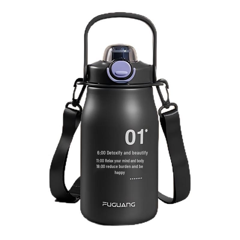 Fuguan 1300ML 316L Stainless Steel Pop-up Lid Water Bottle