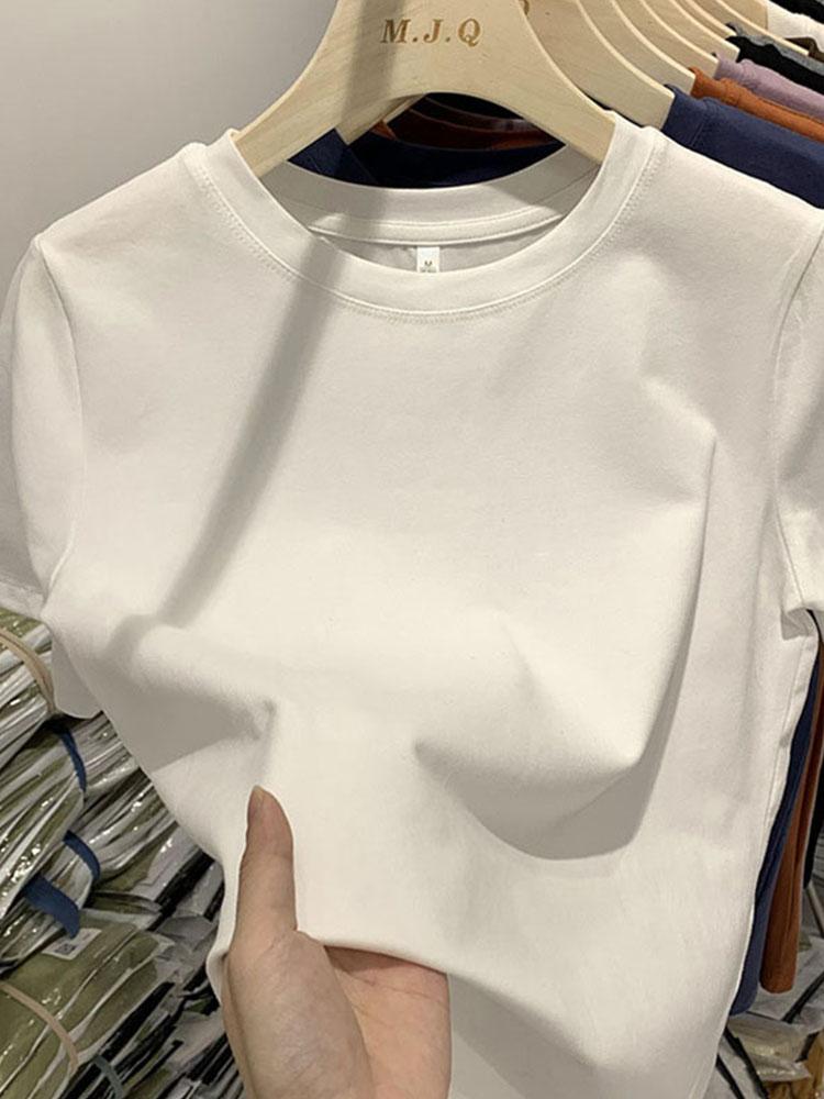 

Женская футболка, футболка для девочек, женская одежда, топы, хлопковая футболка, женская весенняя футболка с короткими рукавами, сексуальный топ Y2k, белый цвет M белый