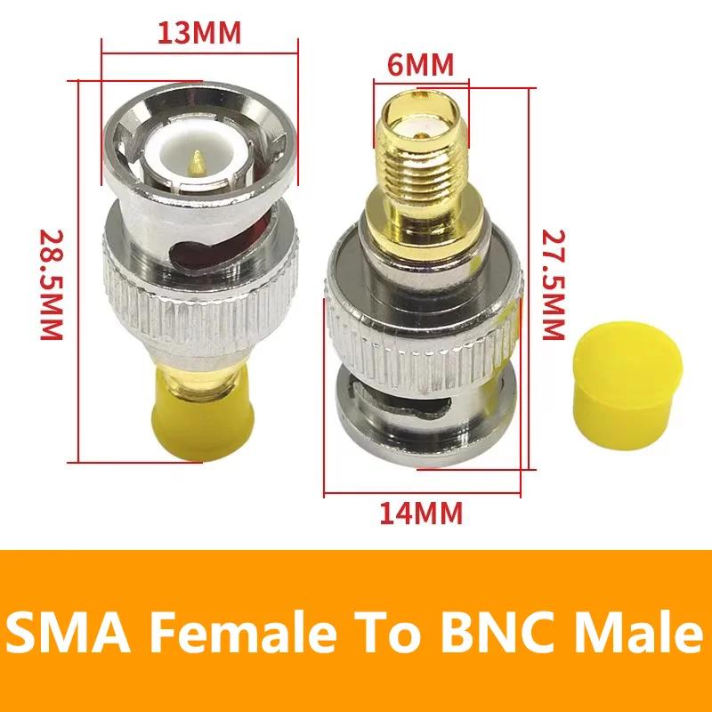 5/20/100PCS Radio Antenna Connector Adapter RF Coax Converter SMA To BNC M/F M/F Radio Antenna Adapters Kit Coaxial